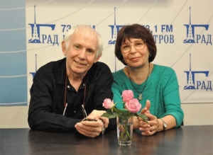 Ольга Исаковская и Георгий Корольчук